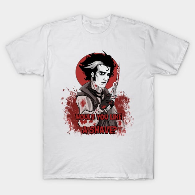 Sweeney Todd T-Shirt by Mdarpino92